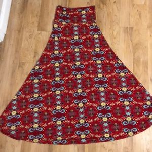 NWOT ⭐️ Aztec Floral LuLaRoe Maxi Skirt